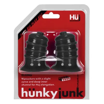 Hunkyjunk Elong Nipsuckers Black