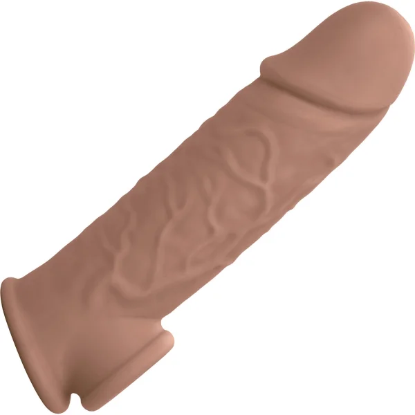 Performance Maxx Life-Like 7" Penis Extension By CalExotics - Chocolate