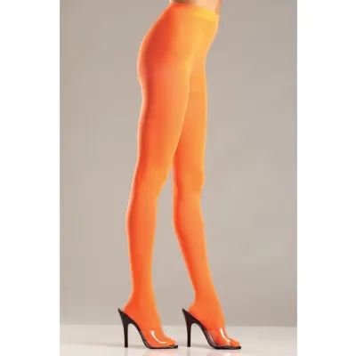 Classic Coloured Pantyhose Orange One Size