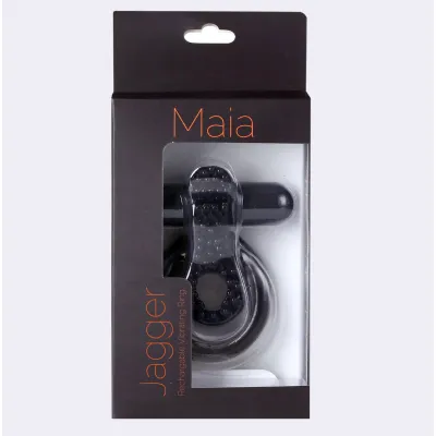 Jagger Vibrating Erection Enhancer Ring Black