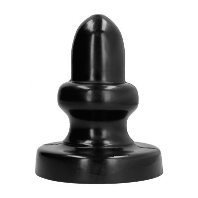 All Black 17 cm Glass Butt Plug