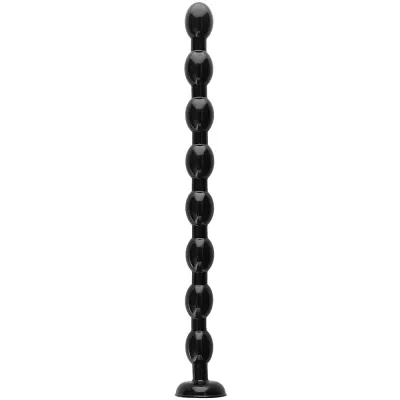 Ouch Beaded Ass Snake 19 Inch Dildo