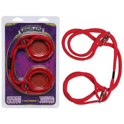 Japanese Style Bondage Cotton Cuffs
