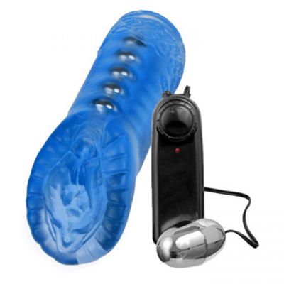Super Beaded Remote Control Vibrating Masturbator