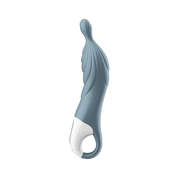 Satisfyer A-Mazing 1 Rechargeable Waterproof 12-Function A-Spot Vibrator - Blue