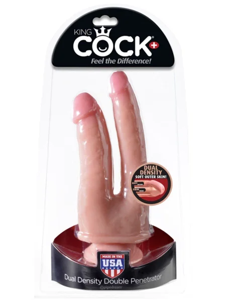 King Cock Dual Density Double Penetrator