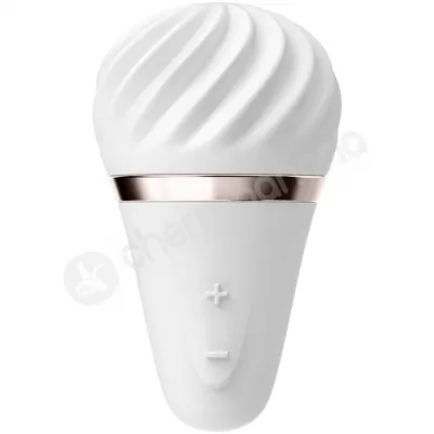 Satisfyer White Little Wand Lay on Vibrator