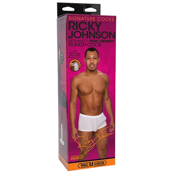Signature Cocks - Ricky Johnson 10 Inch ULTRASKYN Cock with Removable Vac-U-Lock — image 6 of 7