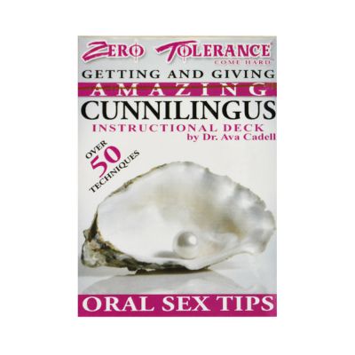 Zero Tolerance Getting Giving Cunnilingus Cards