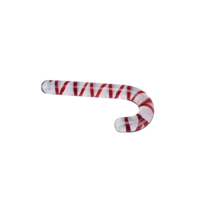 Lucent Candy Glass Massager Red 8 Inch