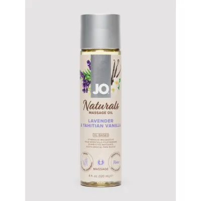 System JO Naturals Lavender and Tahitian Vanilla Massage Oil 120ml