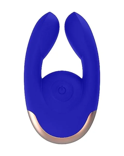 Dual Motor Clitoral Stimulator - Fancy   - Blue