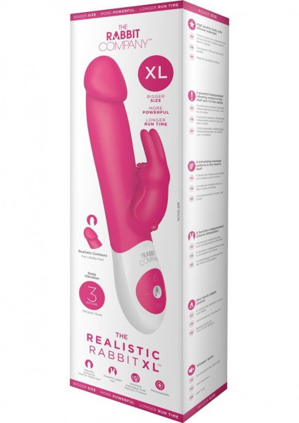 The Rabbit Company 9.8" USB-Rechargeable Realistic Rabbit XL Vibrator