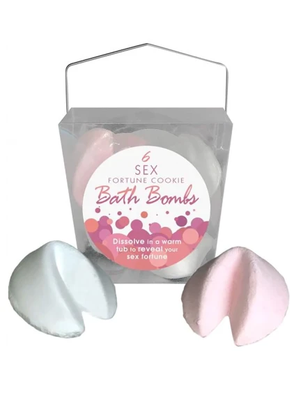 Vanilla and Strawberry Sex Fortune Cookie Bath Bombs