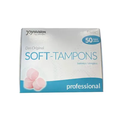 Round Soft Tampons 50 Pack Pink