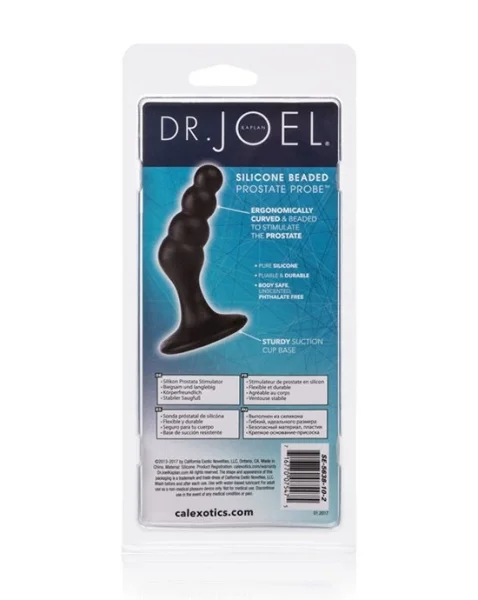 Dr Joel Kaplan Silicone Graduated Prostate Probe - Black