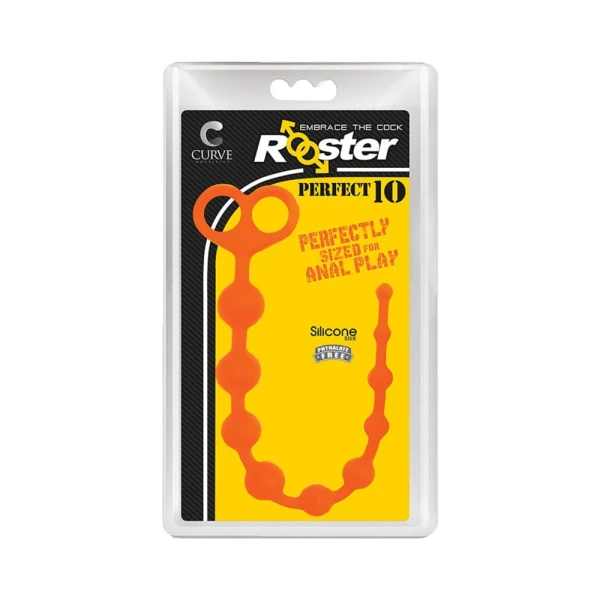 Rooster Perfect 10 Silicone Anal Beads