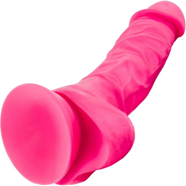 Blush Neo Elite 7.5 Inch Silicone Dual Density Suction Cup Dildo with Balls