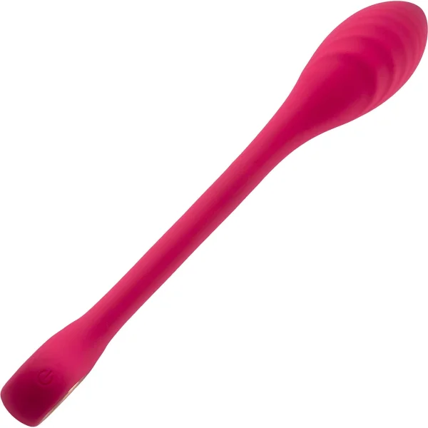 SheVibe Essentials G Bendable Silicone Rechargeable G-Spot Vibrator - Pink
