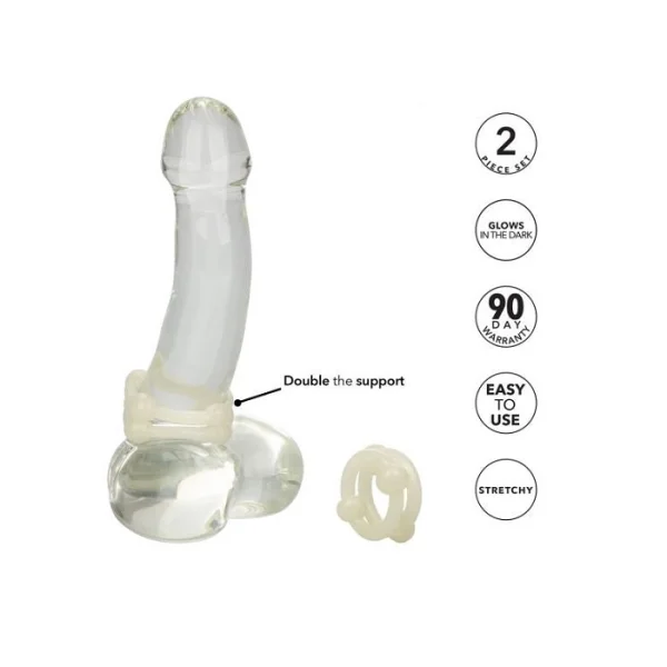 Calexotics Silicone Island Ring Double Stacker — image 4 of 7