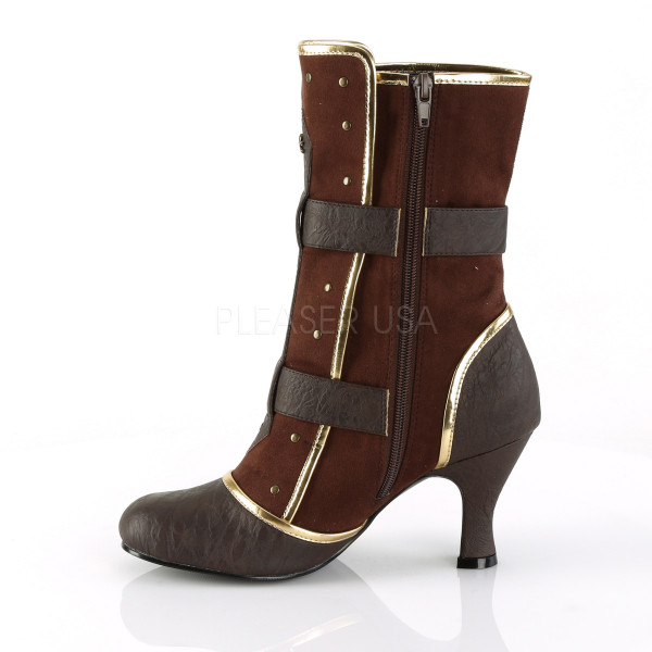 3 inches Heel Round Toe Ankle Boot, Side Zip — image 7 of 8