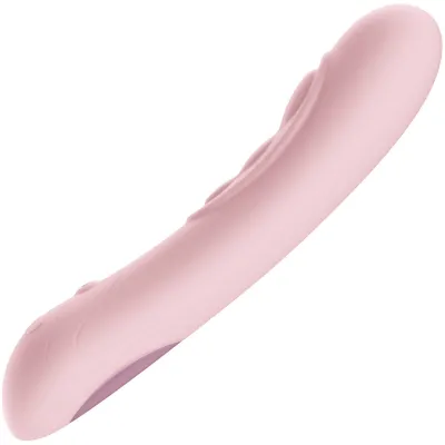 KIIROO Pearl 3 Silicone USB Rechargeable Waterproof Interactive G Spot Vibrator Pink