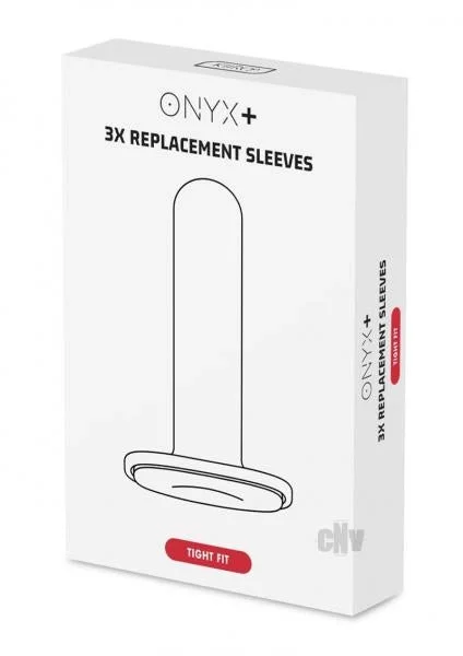 Kiiroo Onyx+ Replacement Sleeve - 3 Pack Tight Fit