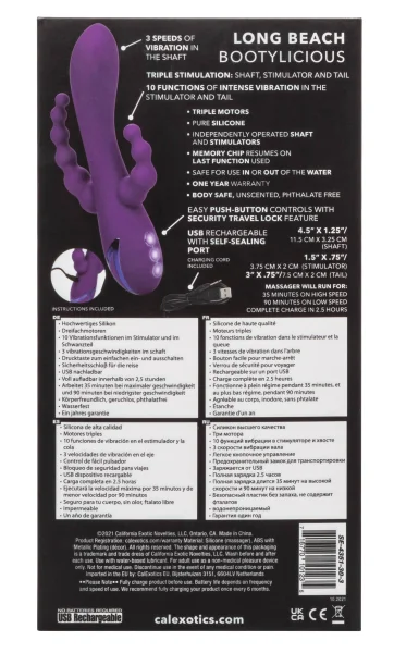 California Dreaming Long Beach Bootylicious -  Purple