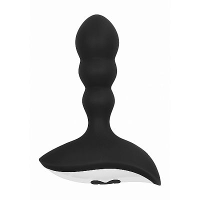 Caine Anal Vibrator Silicone 10 Speed Black