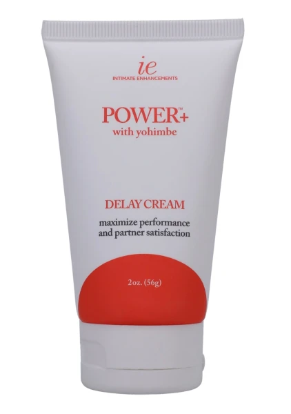 Intimate Enhancements Power+ with Yohimbe - Delay Cream for Men