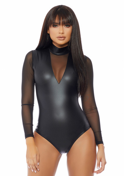 Behave Bodysuit - Black - Sexy Lace Lingerie