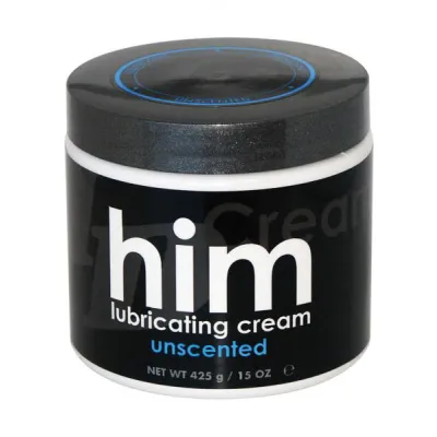 ID Him Lubricating Cream Oil Based Unscented 15 Ounce