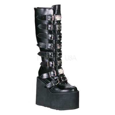 SWING 815 5 1 2 P F Goth Punk GoGo Cyber Knee BT W Metal Plates