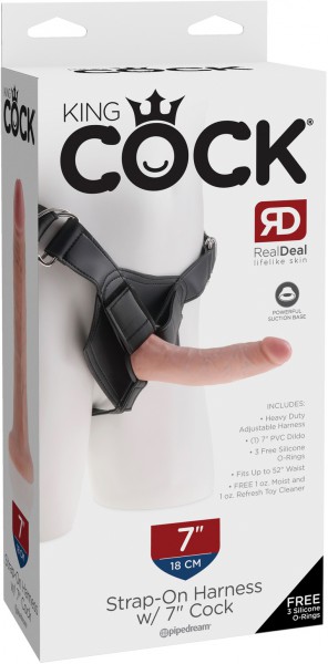 Strap-on Harness + 7" Cock