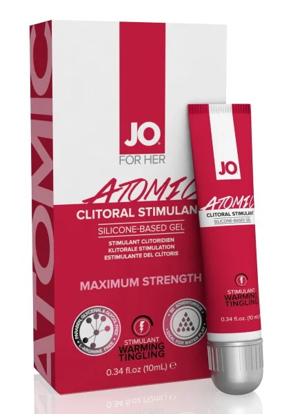 JO Atomic Maximum Strength Silicone Clitoral Stimulant Gel .34 oz