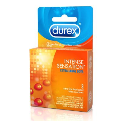 Durex Intense Sensation Condoms 3 Pack