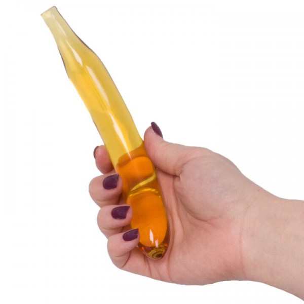Glacier Glass Juicy Fruit Banana Dildo – 7 Inch — image 4 of 5