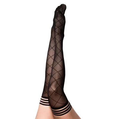 Kix ies Anna Black Diamond Thigh Highs