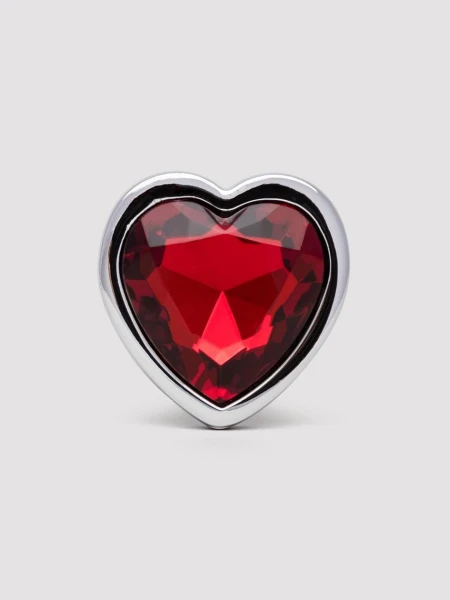 Lovehoney Secret Shine Jewelled Heart Butt Plug 2.5 Inch