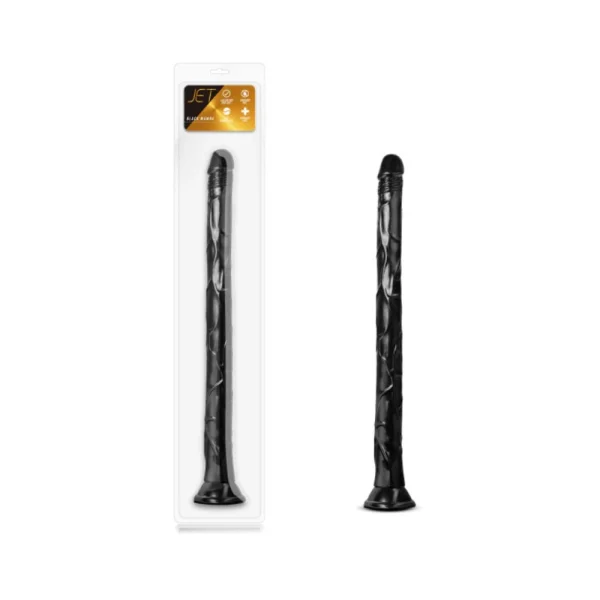 Jet - Black Mamba - 19.25 Inch Long Dildo - Black