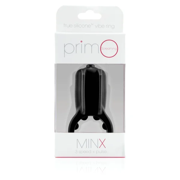 Primo Minx Premium Silicone Vibe Ring - Black