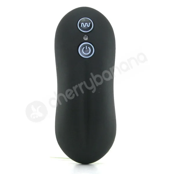Tinglers II Black Vibrating Butt Plug