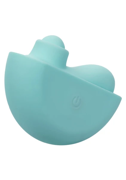 Ovation Acclaim Rechargeable Silicone Waterproof Thumping Clitoral Vibrator By CalExotics - Blue