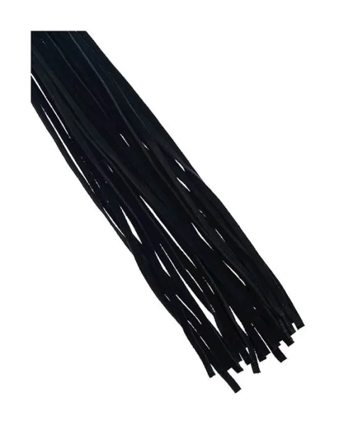 Bound X Suede Flogger With Metal Handle And Chain