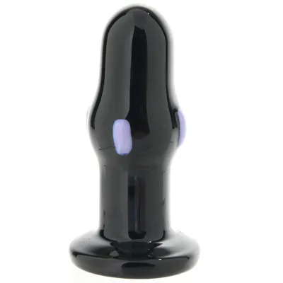 Adam Eve Rear Rocker Vibrating Glass Anal Plug