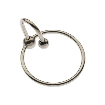 Kink Stainless Steel Ball End Head Ring 40mm