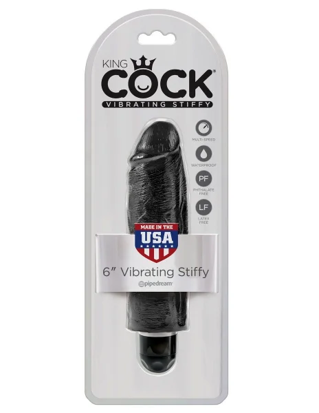 King Cock 6 in. Vibrating Stiffy