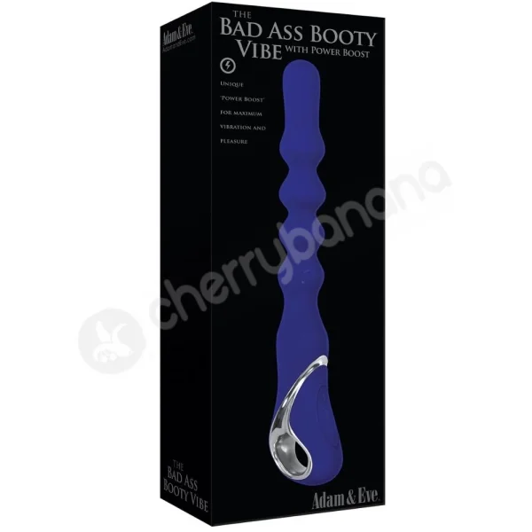 Adam & Eve The Bad Ass Booty Purple Anal Vibe With Power Boost