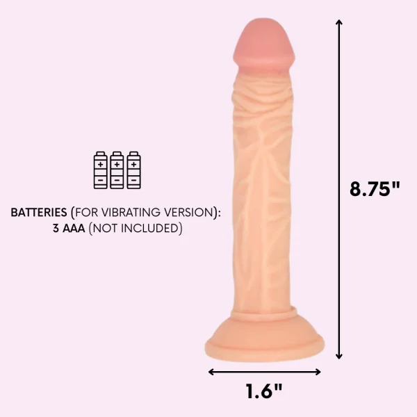Best-Selling #1 Vibrating 8.5" Suction-Cup Dildo