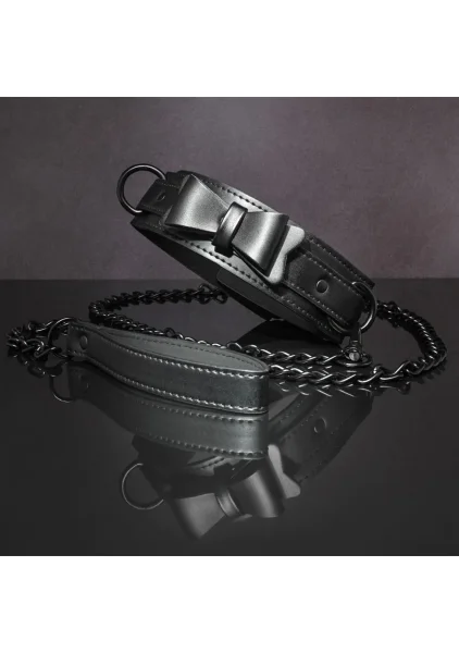 Sincerely Bow Tie Collar With Leash By Sportsheets